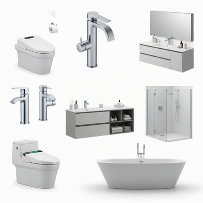 Model smart toilets — thermostatic technology ±0.5°C