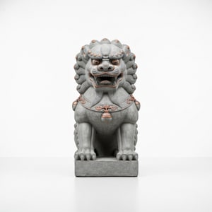 1.2m solid stone lion statue