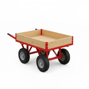200kg-load 4-wheel garden cart