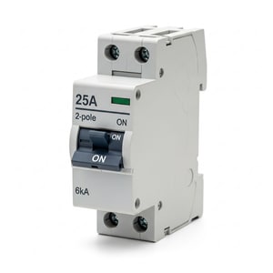 2P 25A 6kA MCB