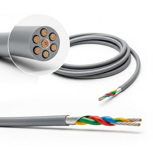 7×0.75 shielded control cable