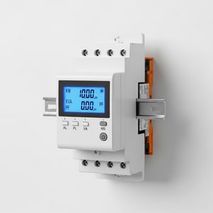3-phase LCD DIN electrical meter