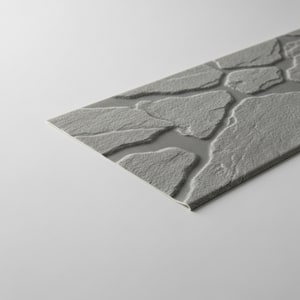 3D stone-grain PVC wallpaper
