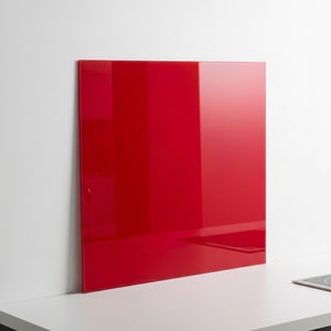 Colored tempered-glass panel