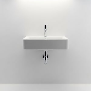 Compact wall-hung basin