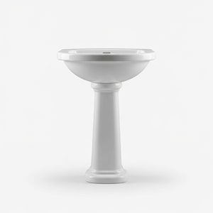 Classic pedestal basin