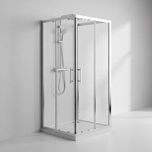 90×90 R550 curved shower enclosure