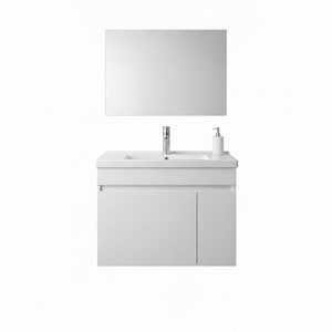 60cm white PVC vanity cabinet