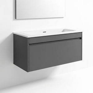 100cm wall-hung vanity cabinet