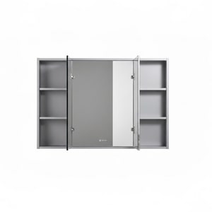 90cm 3-door mirror cabinet