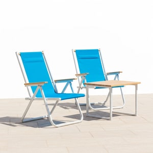 Beach table and chair set