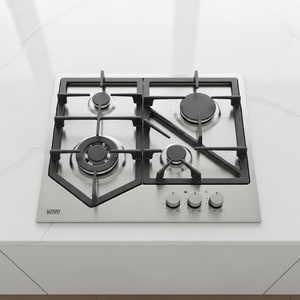 3-zone stainless steel built-in gas cooktop