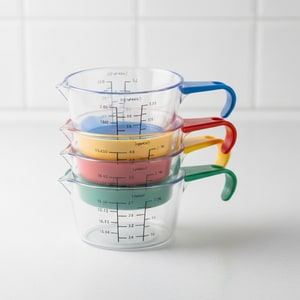4-piece PP measuring cup set