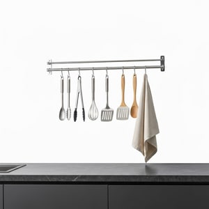50cm stainless steel wall hook rail