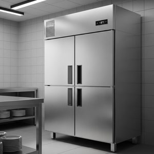 4-door 304 stainless steel freezer