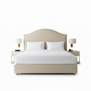 5-star king hotel bed