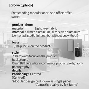 Acoustic office partition
