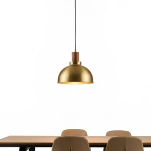 Gold E27 Scandinavian pendant light