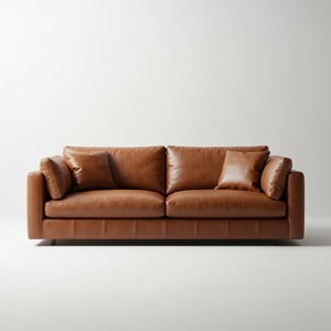 Italian cowhide sofa