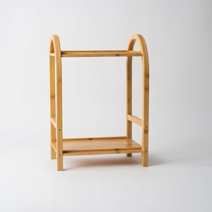 Japanese bamboo shelf