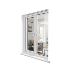 2-panel casement uPVC window