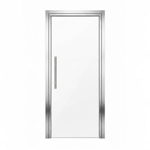 12mm tempered-glass door with stainless steel frame