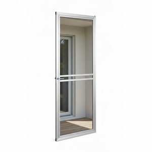 Stainless steel insect-screen door