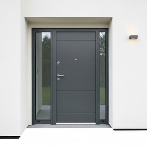 Thermal-insulated Series-75 Schüco aluminum door
