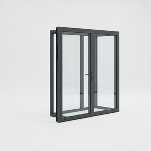 Series-100 panorama aluminum door
