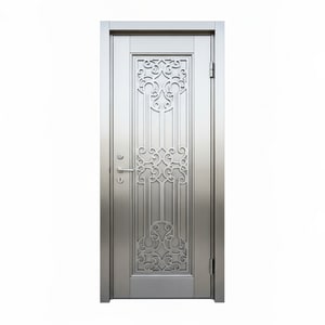 Laser-cut pattern 304 stainless steel door
