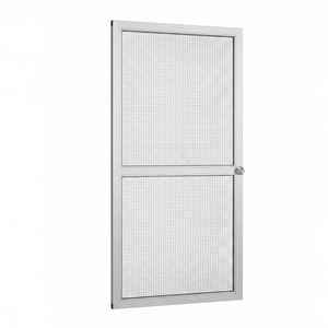 Stainless steel insect-screen door