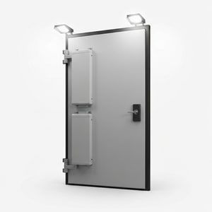 Electromechanical-room technical door