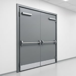 Double EI120 fire-resistant door