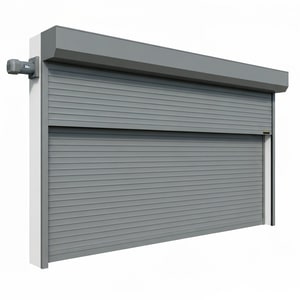 Storm shutter door