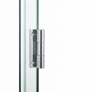 Tempered-glass door clamp hinge