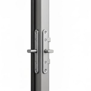 3-point multipoint aluminum-door lock