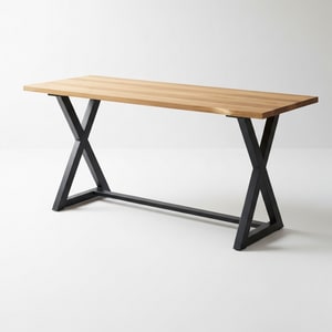X-leg desk