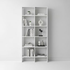 5-tier MDF bookshelf