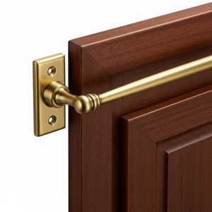 Brass cabinet handle