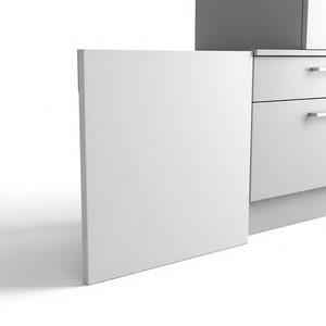 Melamine-faced HDF cabinet door