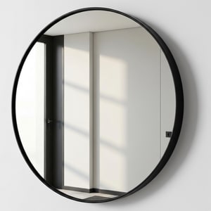 80cm round wall mirror