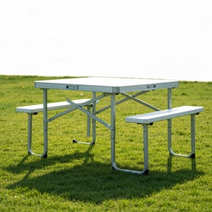 Folding picnic table