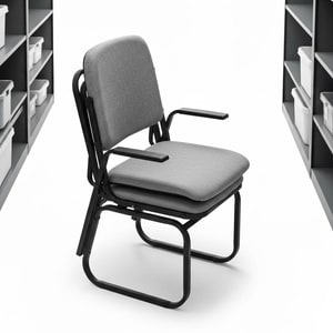 Surplus folding office chair