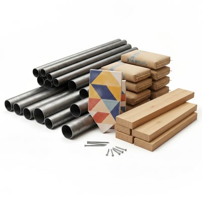 Model engineered wood flooring — 1.4-ton pallet packaging, ships in a 40HQ container
