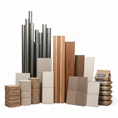 Set engineered wood flooring — 25-year fade-resistance warranty