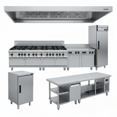 Model dishwashers — 950m³/h range hood, 304 stainless ste…