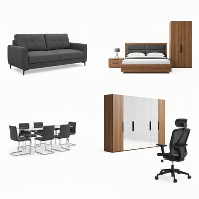 Line kitchen cabinets — 10-year frame warranty, 3-year upholstery warranty