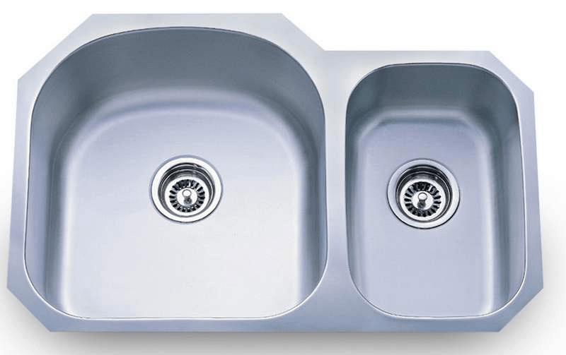 Chậu rửa bếp inox 304 âm bàn 2 hộc Dongyuan 807L