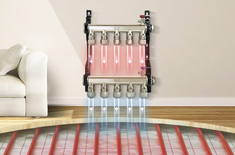 Van lọc đồng thau dùng cho sưởi ấm, cán dài (gia dụng) (BLD-HEATING-6628) thumbnail 2