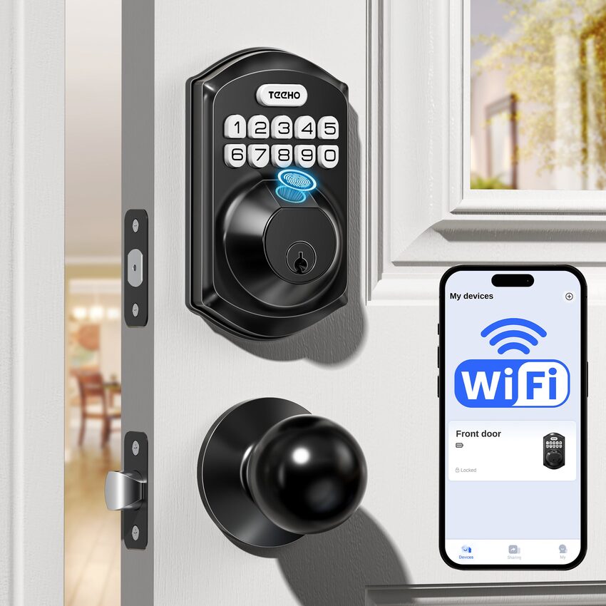 TEEHO TE012W-K WiFi Lever Lock (TE012W-K) thumbnail 2